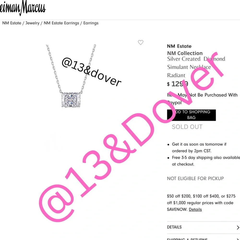 1.75ct Radiant Cut Necklace - Picture 13 of 16